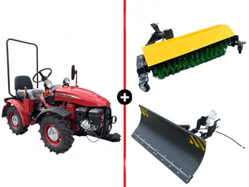 Комплект коммунальный МТЗ Беларус 112Н-01 (щётка + отвал) Комплект коммунальный МТЗ Беларус 112Н-01 (щётка + отвал)