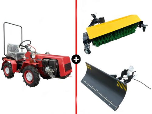 Комплект коммунальный МТЗ Беларус 132H (щётка + отвал) Комплект коммунальный МТЗ Беларус 132H (щётка + отвал)