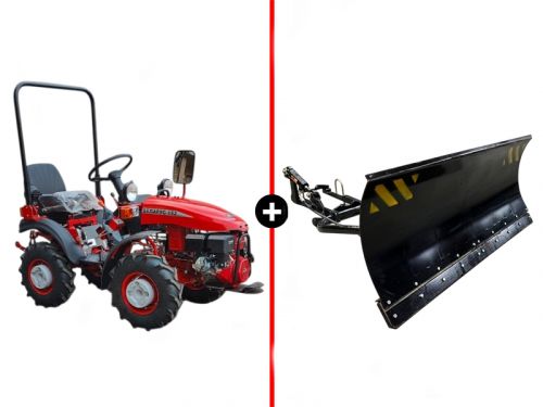 Минитрактор МТЗ Беларус 152 в комплекте с бульдозерным оборудованием Минитрактор МТЗ Беларус 152 в комплекте с бульдозерным оборудованием