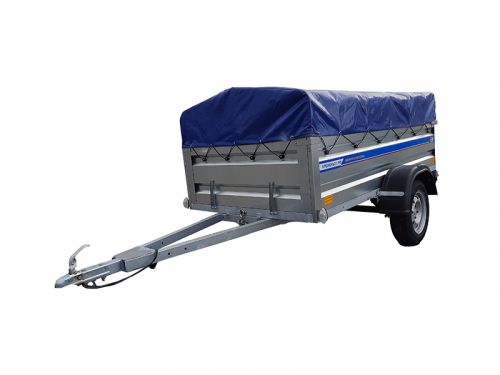 Прицеп Кремень стандарт плюс 2,5*1,56 с бортом 50 см с тентом 30 см Прицеп Кремень стандарт плюс 2,5*1,56 с бортом 50 см с тентом 30 см