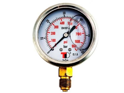 Манометр глицериновый для опрыскивателя Rossel (0-60 bar) 