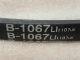 Ремень B(Б)-1067 Li/ 1107 Lw