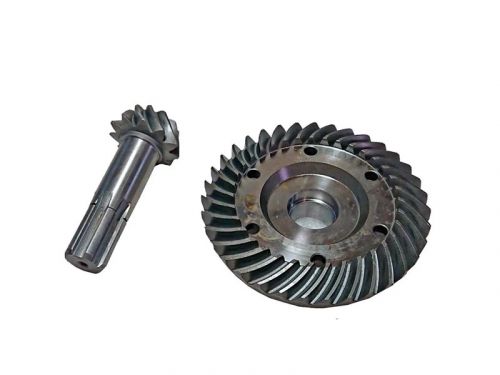 Шестерня коническая ведущая/ведомая перед. моста 11/35Т; L=129 мм. главная пара Уралец/Xingtai 224