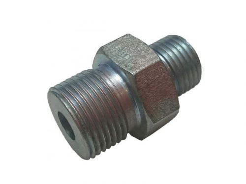 Штуцер переходной М16 / 1/2" (шаг резьбы 14G) S24 (Гидрор Р40 - подача/обратка, БРС ISO A)